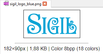 Viewing an Image Tab in Sigil.