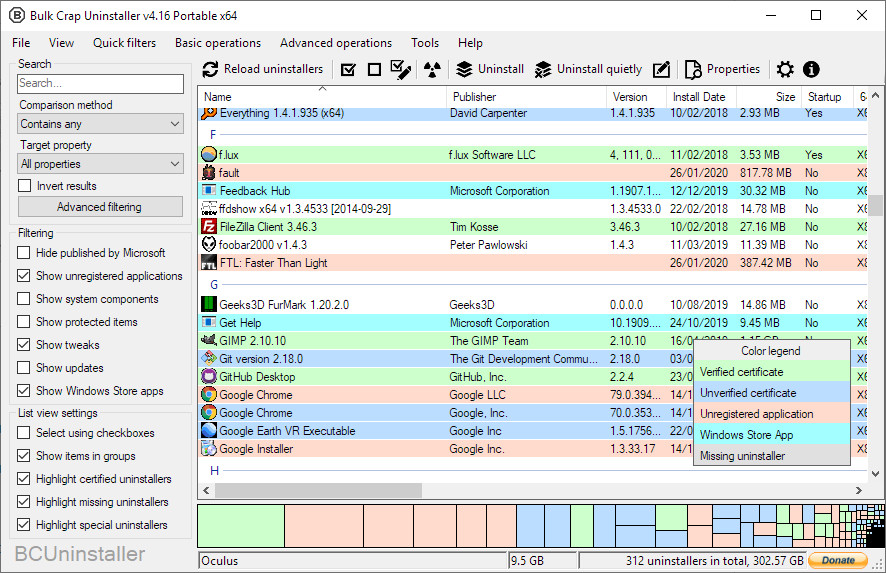 [Windows]BCUninstaller 卸载win系统上的流氓软件